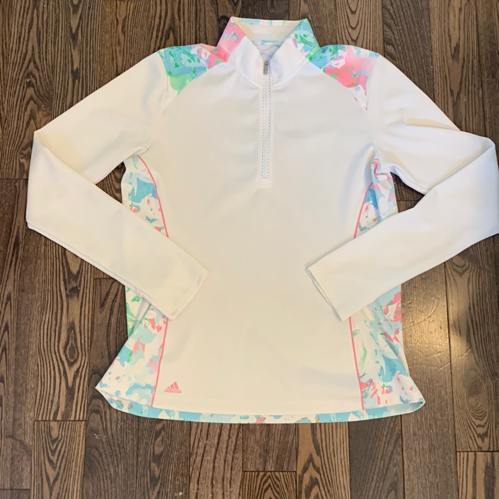 ADIDAS 1/4 zip golf vest